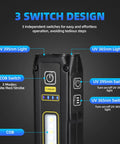 Close-up of Dope Ultra Bright UV Flashlight 365nm And 395nm Blacklight Mini EDC USB C Rechargeable With Woods Lamp controls