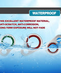 60 Piece AC System Compressor Gasket Seals Kit with 9 Sizes Bonded Seal Washers in water showing waterproof feature