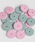 Mini Drill Grinding Buffing Wheel Polishing Pad Set 16/40 Pieces With Titanium Coated Heads And Dense Emery Grit