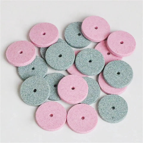 Mini Drill Grinding Buffing Wheel Polishing Pad Set 16/40 Pieces With Titanium Coated Heads And Dense Emery Grit