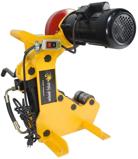 Heavy Duty Pipe Cutter With Hydraulic Hand Pump For Steel Pipe Two And A Half Inch To Eight Inch Schedule 10/40
