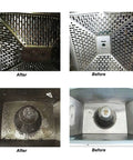 "Before and after results using Built Tough Heavy Duty Steam Cleaner With 4Ft Water Inlet Hose 1700W 110V US Plug"