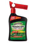 Fast Acting Insect Killer For Lawns And Landscapes Ready To Spray Concentrate bottle with red hose nozzle attachment