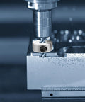 Top Quality Split Aluminum Clamping Collars 4 Pack For Fixing Shafts With 5 Point Set Screw Locks Designed For High Precision CNC Equipment And Linear Rails For Pro Industrial Projects That Run Smooth As Butter Plus High Grade Materials For Long Life Use. Aluminum shaft collar on CNC milling tool
