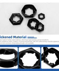 Must Have 105 Piece M6 M8 M10 M12 M14 Lock Nut Set with thickened material view