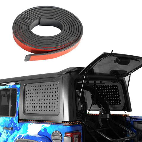Hardtop Freedom Panel Seal Kit Weather Stripping for 2007-2026 Jeep Wrangler JK JL and Gladiator JT roof drip rail seals