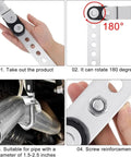 Beefy Universal Exhaust Hanger Bracket for cars and trucks, showing adjustable swivel feature and installation details.