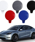 Front Bumper Tow Hook Cover For Tesla Model Y Left Driver Side White 2020 2021 2022 2023 OE Fit Towing Eye Cap Replacement