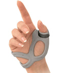 Rhizo Forte Thumb Brace For Right Hand Gray Large Pain Relief Supports Thumb Movement While Preserving Hand Function
