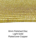 Score These Killer 6mm Gold Disc Spacer Beads Crafted From Solid Brass With A Smooth 14K Gold Finish Perfect For DIY Jewelry Crafting