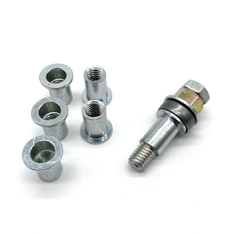 Premium Badass Skid Plate Nutserts For Jeep Wrangler Yj Tj 1987 2002 Rig. Heavy-duty zinc plated nutserts and fastener.