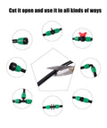 52 Ft 1/2 Inch Drip Irrigation Tubing Main Line Kit With Fittings And Connectors For Garden System, PVC Tubing Cutting Diagrams