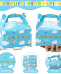 24 Pack Graduation Gift Boxes With Handles Colorful Hot Air Balloon Pattern Fun Treat Boxes For Candy Classroom Party Decor