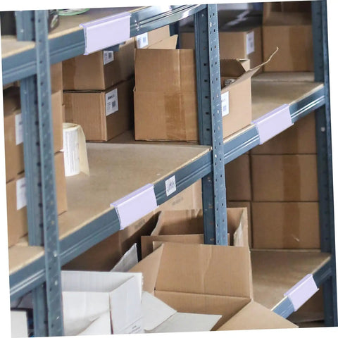 Heavy Duty PVC Wire Shelf Label Holders 30 Pack Clear Display Fronts Kick The Clutter Keep Tight Retail Setup Smooth Price Tag Swaps No Sweat Store Organization