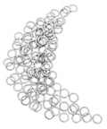 M8 Stainless Steel Spring Lock Washers Set Of 100, 304 Grade Metal Washers For Fasteners And Bolts, Dust Blocking And Bright Finish