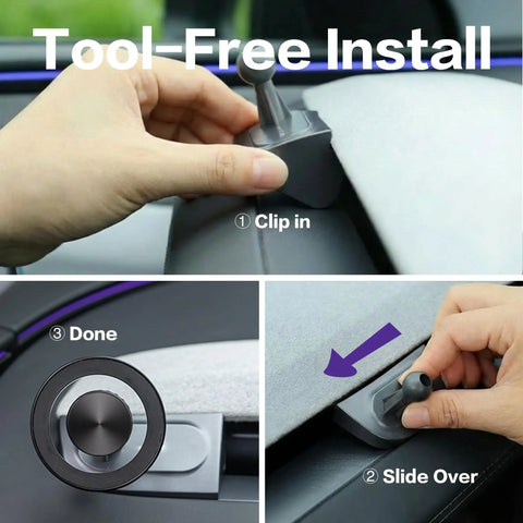 Tesla Magnetic Phone Mount For Model 3 Highland 2024 And Model Y Juniper 2025 Refresh Driver Side Corner Vent No Fuss Install