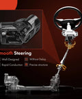 Lower Intermediate Steering Shaft With U Joint For Ford F150 2004 To 2008 And Lincoln Mark LT 2006 To 2008 with steering wheel