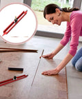 Dead On Double Sided Contour Scribe Tool With Smooth Tracking Pulleys for tracing floor edges during DIY project.