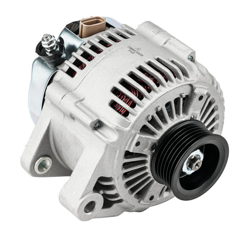 Alternator Compatible With Lexus RX300 1999 2003 And Highlander 2001 2003 3.0L 100 Amp 12V CW Rotation 6 Groove Pulley S6 High Output Replacement