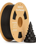 PLA 1.75mm 3D Printer Filament for Easy Prints, Precise Plus Or Minus 0.02mm Tolerance, Neatly Wound 1Kg Black Vacuum Package
