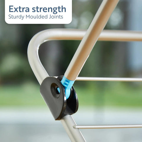 Rock Solid Three Tier Clothes Drying Rack With Foldable Setup For Indoors Or Outdoors Heavy Duty Steel Frame Packs Nearly Seventy Feet Of Easy Air Dry Space For No Sweat Laundry Days