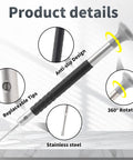 Pro Grade All In One Watch Repair Screwdriver Set With 9 Precision Slotted And Phillips Bits product details showing features.
