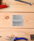 Heavy Duty Stainless Steel Self Closing Door Hinges With Adjustable Silent Operation displayed on a wooden surface