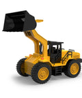 Kid Friendly Seventeen Inch Front End Loader Toy With Realistic Sounds And Movable Bucket