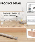 83 Real Element Samples Periodic Table Kit With Wooden Stand And Magnifying Glass Hands On Acrylic Element Display