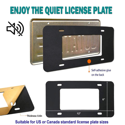 Pink License Plate Frames Set Metal Aluminum Car Tag Covers 2 Pack Slim Front And Rear Holders For US Vehicles Rust Proof And Rattle Proof Cute Car Accessories For Women With Screws, foam padding, adhesive, size 12x6 inches.