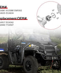 Heavy Duty Front And Rear Wheel Bearings For Polaris Sportsman Ranger Ace 400 500 570 600 700 800 40X74X40Mm with steel seal shown in UTV.