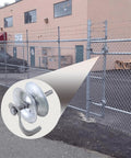 Sliding Gate Rollers 5 Inch Steel Wheel Galvanized For 1 And 5 Eighth Inch Pipe Track Fits 1 And 5 Eighth Inch Gate Frame Pack Of 2