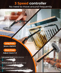 Handheld Steam Cleaner With Dual Core Fast Heating And One Point Eight Liter Tank For Homes Kitchens Bathrooms And Cars Generates Hella Hot Vapor that easily cleans clothes and stubborn kitchen stains.