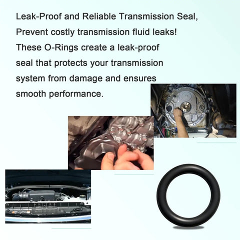 Subaru CVT Transmission Control Valve O Ring Seals 5 Pack 806912200 Premium EPDM Rubber Seals For Transmission Fluid Heat Wear Resistance Long Lasting Durability Helps Prevent Leaks, black O-ring