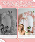 Comparison of balloon arches with 30 Pack Must Have Balloon Arch Clips Clear Plastic Spring Clamps.