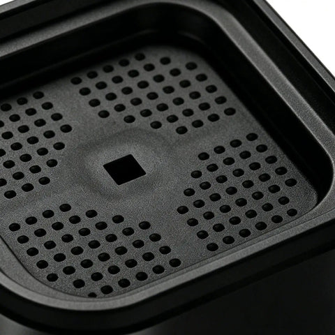 Close-up of heavy-duty anti vibration pad for washing machines and dryers, featuring shock absorbing guards and floor protection