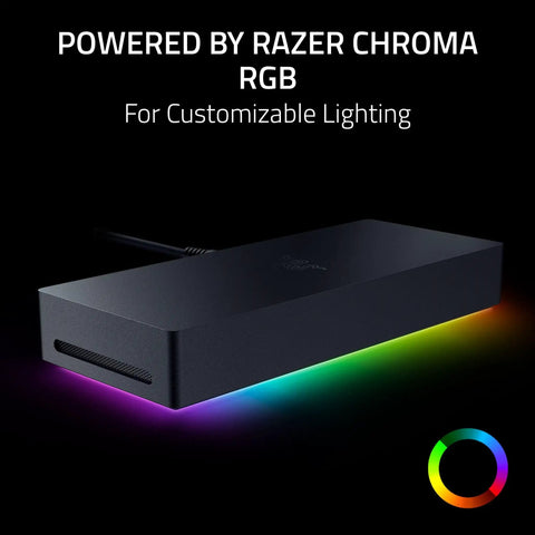 Flex Your Desk With This Thunderbolt Five Dock Offering Eleven Ports And An M2 Ssd Slot For Smooth Multi Monitors and RGB lighting.