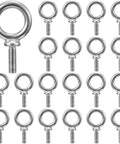 20 Pack Lifting Ring Shoulder Eye Bolts 3/8-16 X 1 Stainless Steel 304 Industrial Grade Eyebolts with Nuts displayed in grid layout