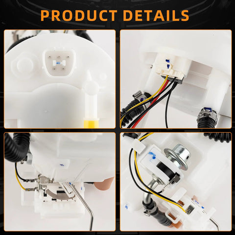 Electric Fuel Pump Module With Sending Unit Plug-And-Play Compatible For Honda Civic 2001-2005 components close-up