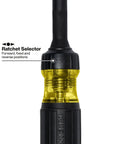 All-In-One 13-In-1 Ratcheting Screwdriver Set showing ratchet selector with forward, fixed, and reverse positions.