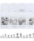 Camera Screw Set AAK2326 26 Pcs For Accessories With Socket Cap Slotted And Phillips Screws Six Types in plastic case