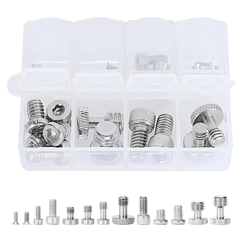 Camera Screw Set AAK2326 26 Pcs For Accessories With Socket Cap Slotted And Phillips Screws in compartment box