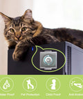 Magnetic Button Switch Cover Guard Transparent Clear Plastic Push Button Protector 1 Pack Dustproof Emergency Stop Shield on device.