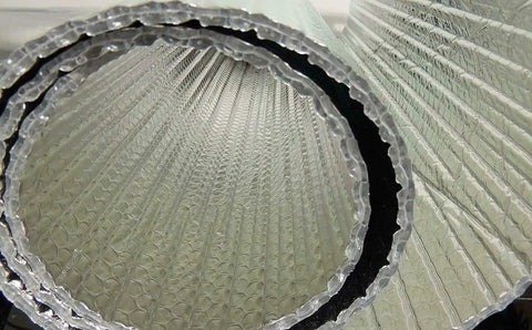 Reflective Foil Insulation Spiral Duct Pipe Wrap Double Bubble 4 Inch By 10 Foot R8 With Taped Seams for HVAC detail view