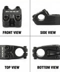 22.2Mm Aluminum Forged Bike Stem, 48Mm Length, 0 Degree, 7/8 Inch Handlebar, Fits E Bike Dirt Pit BMX MTB, multi-angle view