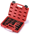 Heavy Duty Drive Tool Accessory Set With CR-V Steel And Black Phosphate Finish Includes Socket Adapters Extension Bars Universal Joints