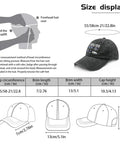 Casual RV Camper Hat For Women With Funny Things I Do In My Spare Time, Soft Washed Distressed Look, size display