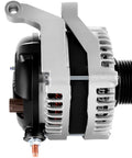 Side view of Beefed Up 160 Amp High Output Alternator Replacement for Dodge Dakota 3.7L 2004 to 2006 and 4.7L 2002 to 2006 Jeep