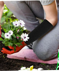 Ready For The Grind Heavy Duty Gardening Arm Sleeves Cut Resistant And Abrasion Proof worn while planting flowers in garden.