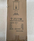 Dope Matte Black Outdoor Post Light Fixture With Pier Mount Base For Patio And Garden LED Post Lantern box packaging
